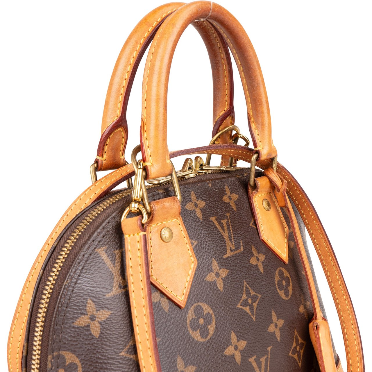 Louis Vuitton Louis Vuitton Canvas Monogram Alma BB Handbag Bruin