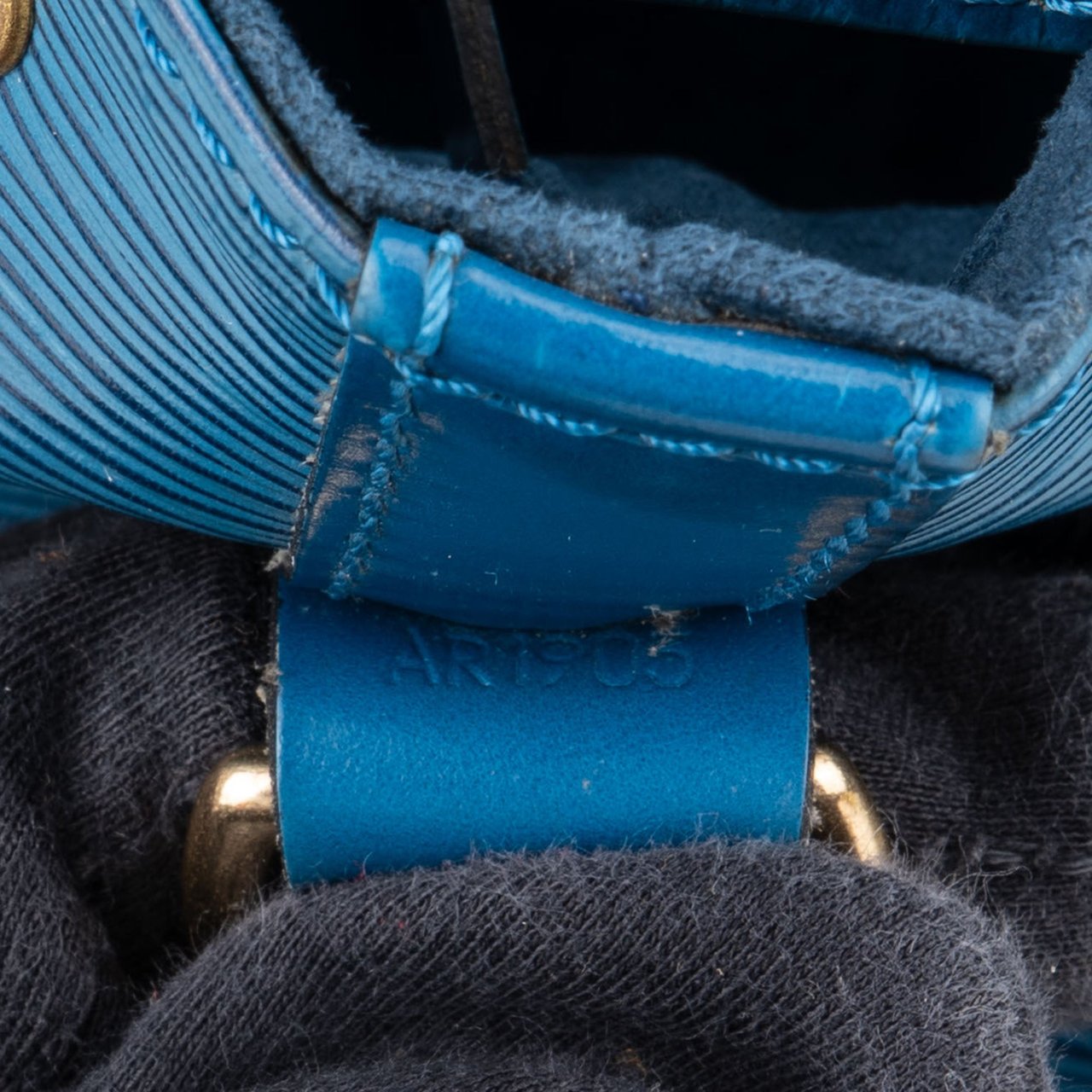 Louis Vuitton Louis Vuitton Bleu Epi Leather Sac Noe Grande Shoulder Bag Blauw