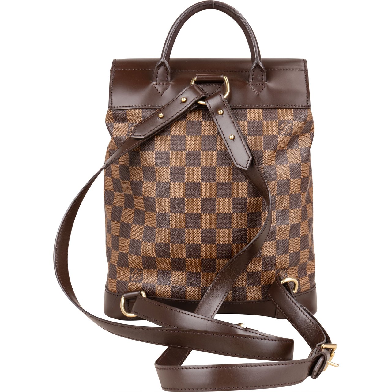 Louis Vuitton Louis Vuitton Damier Ebene Soho Backpack Bruin