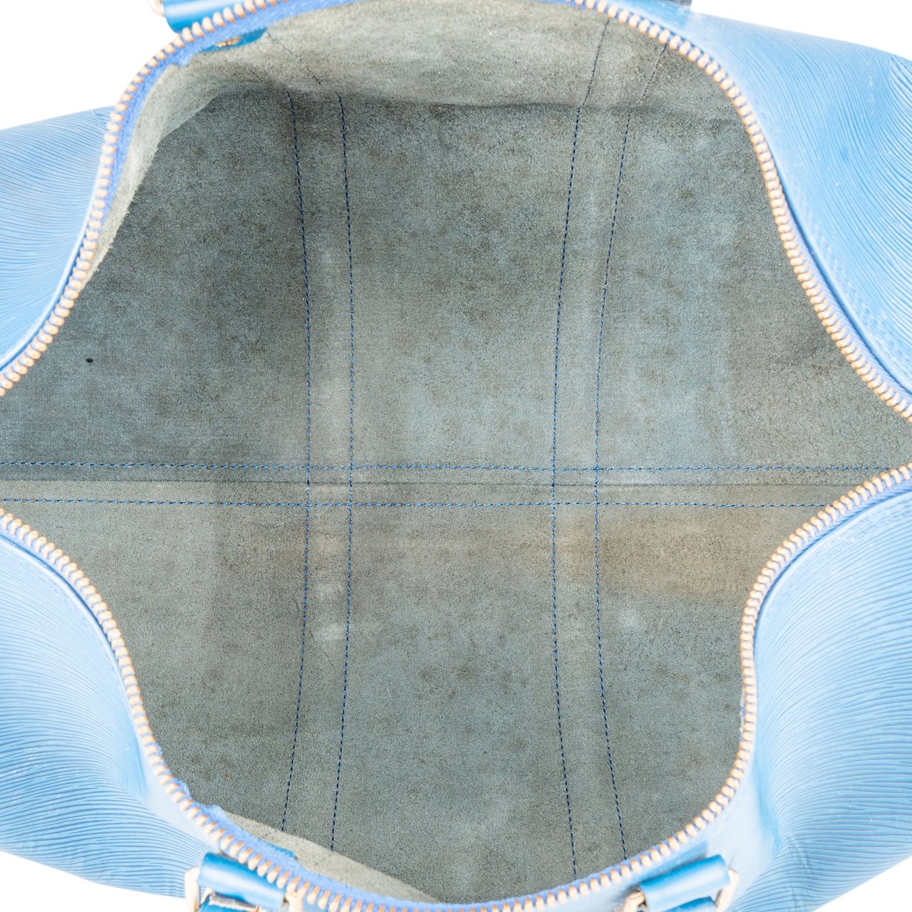 Louis Vuitton Louis Vuitton Bleu Epi Leather Keepall 45 Blauw