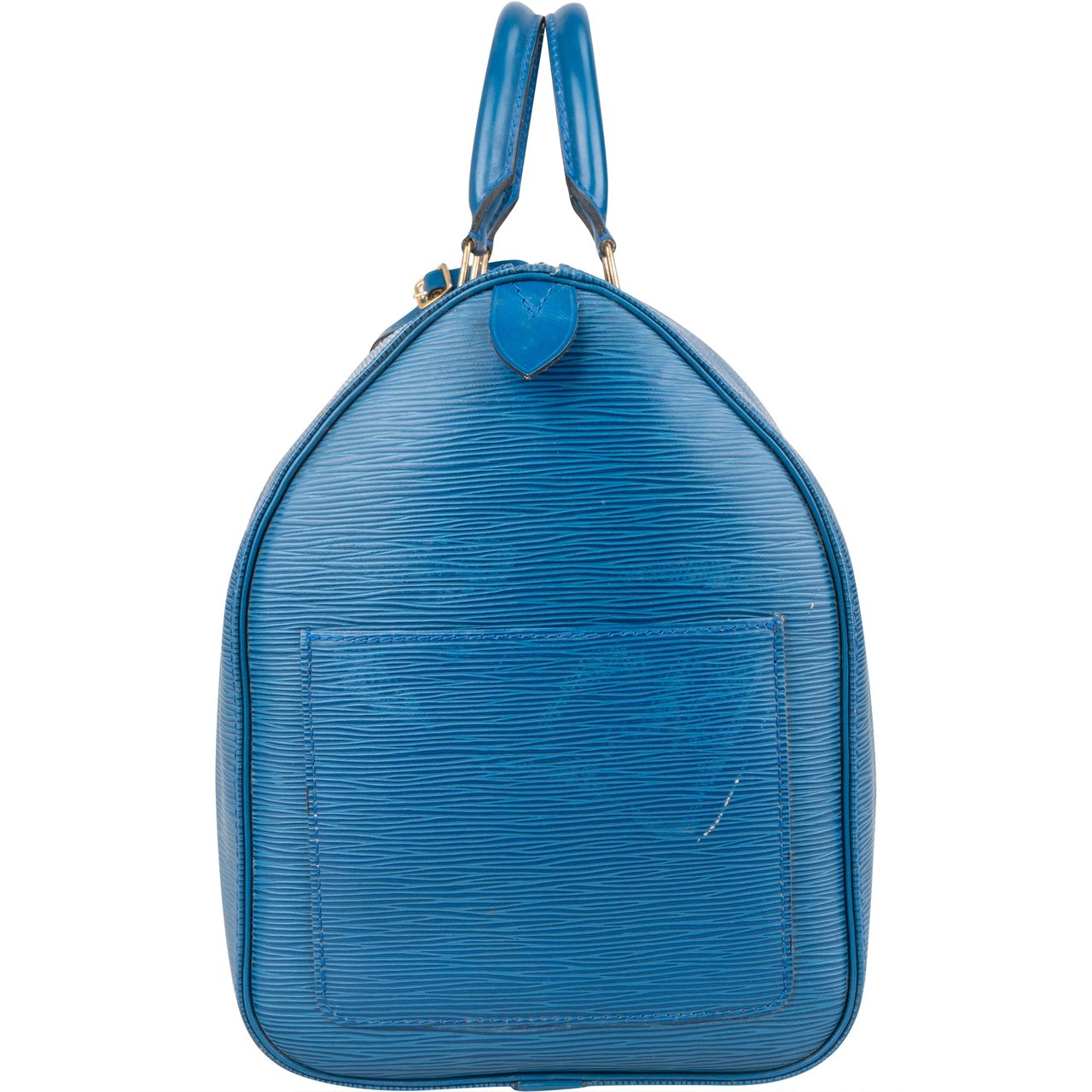 Louis Vuitton Louis Vuitton Bleu Epi Leather Keepall 45 Blauw