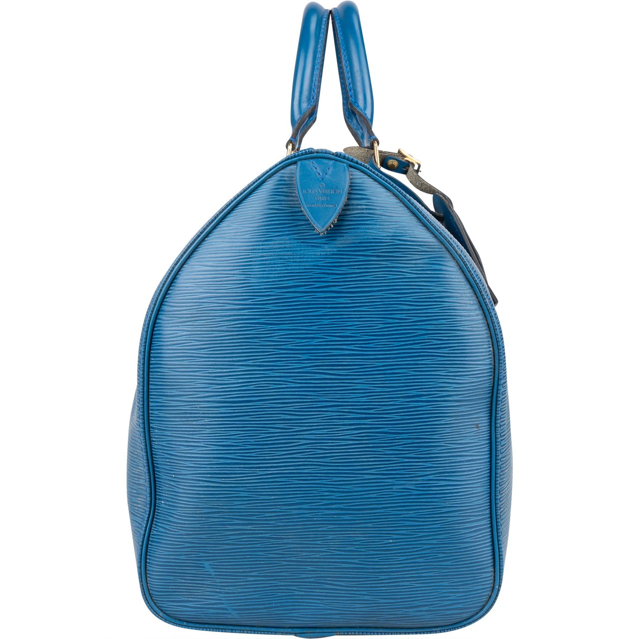 Louis Vuitton Louis Vuitton Bleu Epi Leather Keepall 45 Blauw