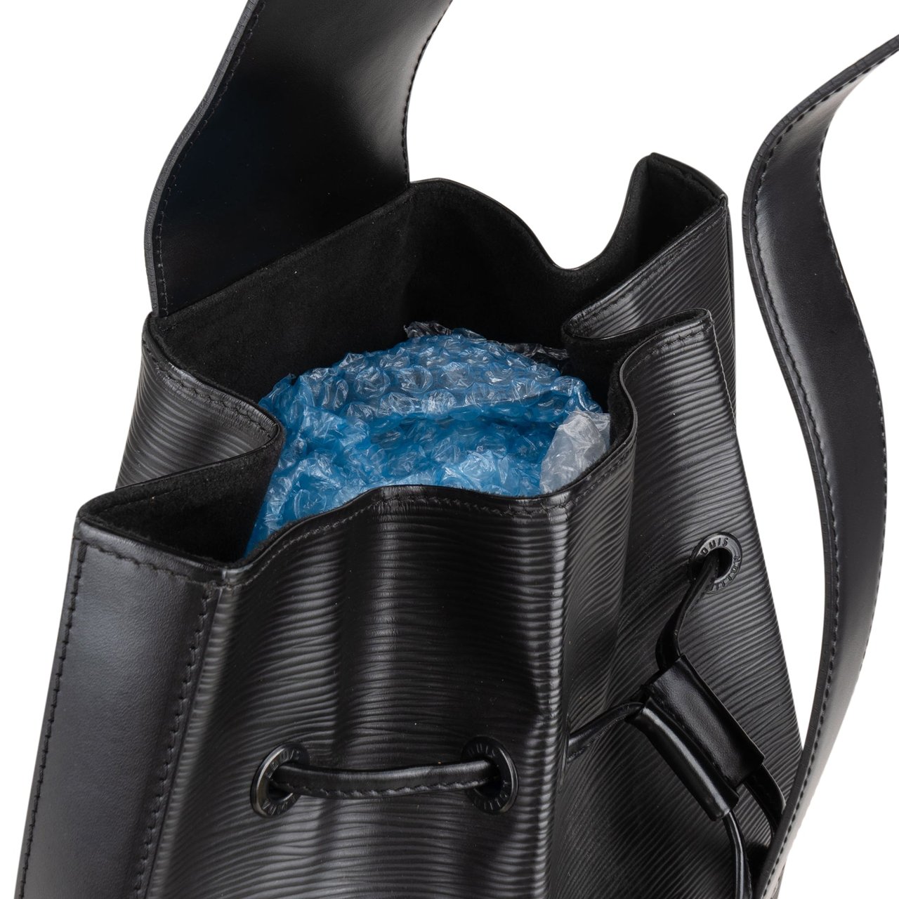 Louis Vuitton Louis Vuitton Noir Epi Leather Sac A Dos Backpack Zwart