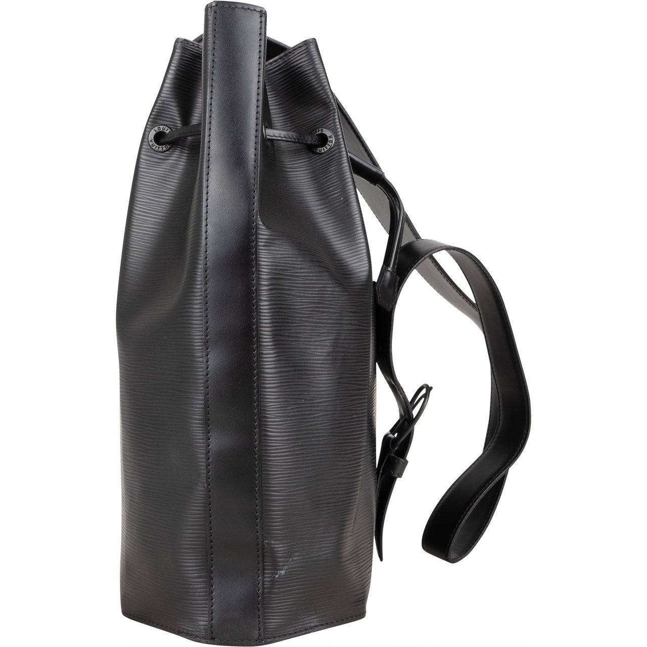 Louis Vuitton Louis Vuitton Noir Epi Leather Sac A Dos Backpack Zwart