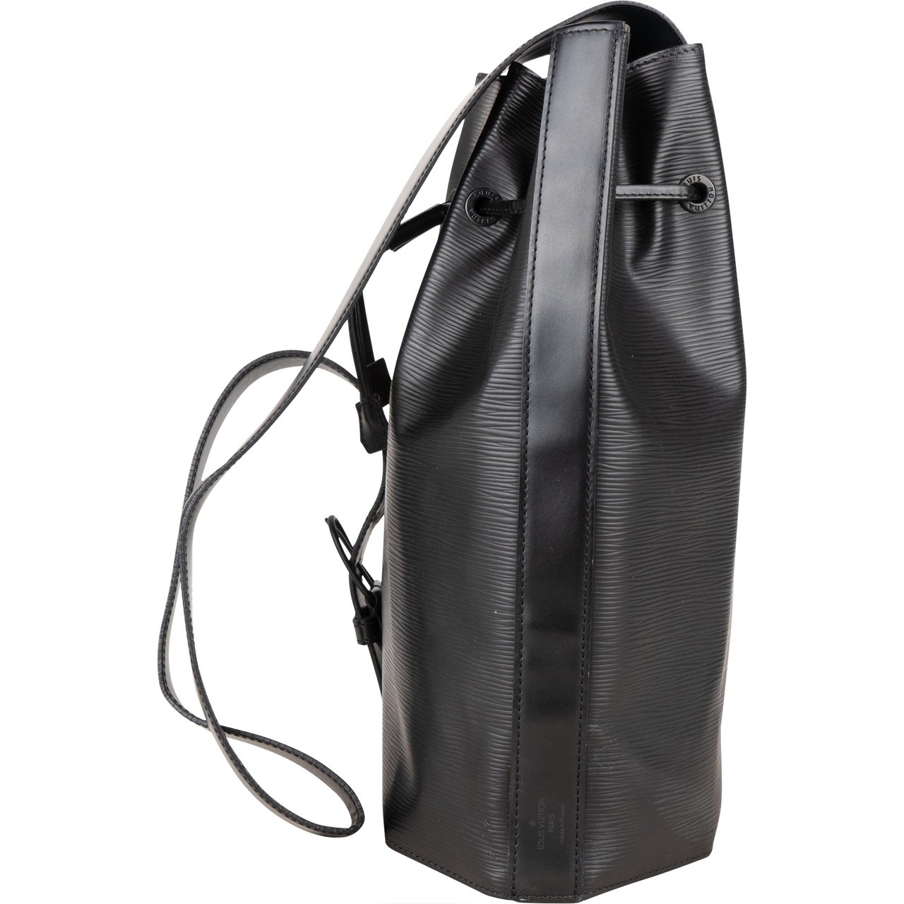 Louis Vuitton Louis Vuitton Noir Epi Leather Sac A Dos Backpack Zwart