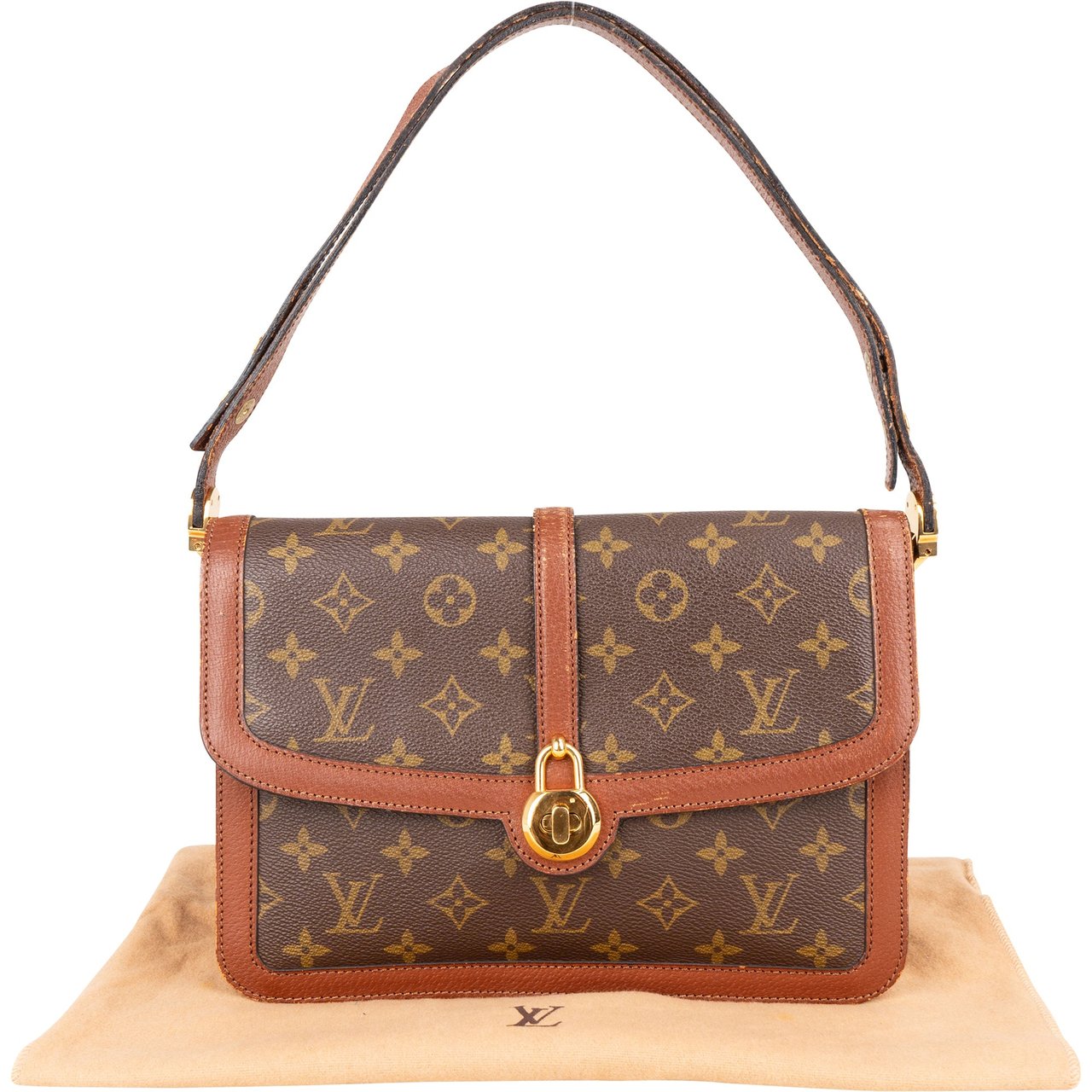 Louis Vuitton Louis Vuitton Canvas Monogram Sac Vendome Crossbody Bag Bruin