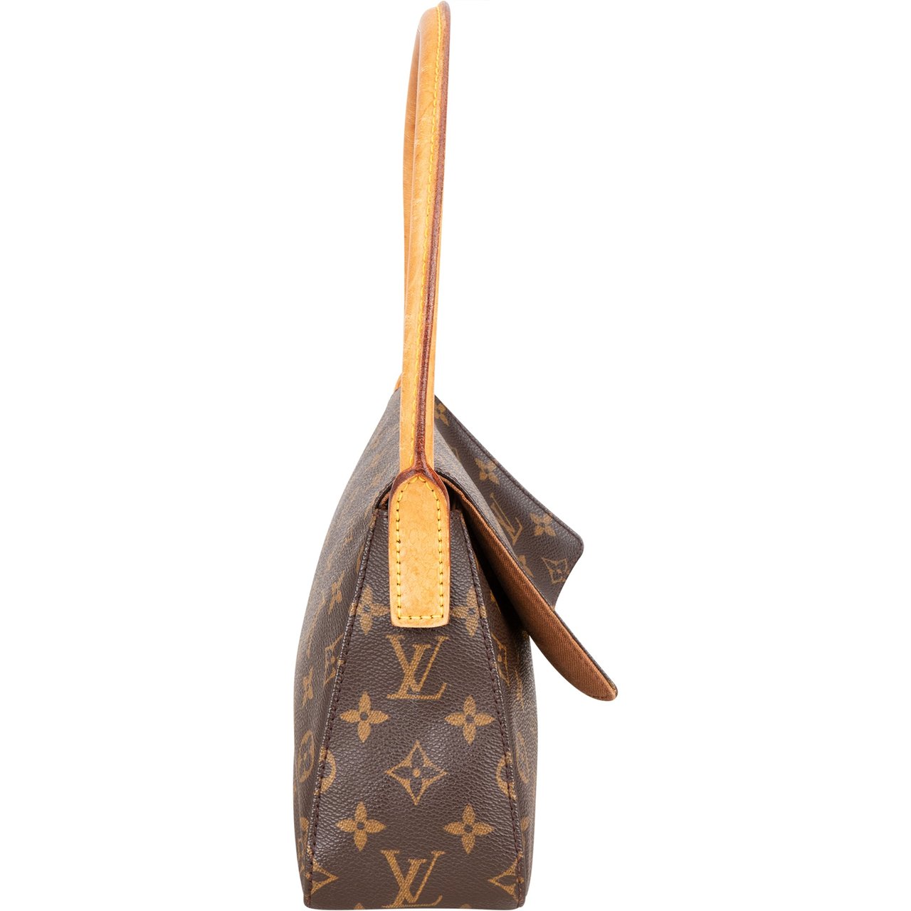 Louis Vuitton Louis Vuitton Canvas Monogram Looping PM Shoulder Bag Bruin
