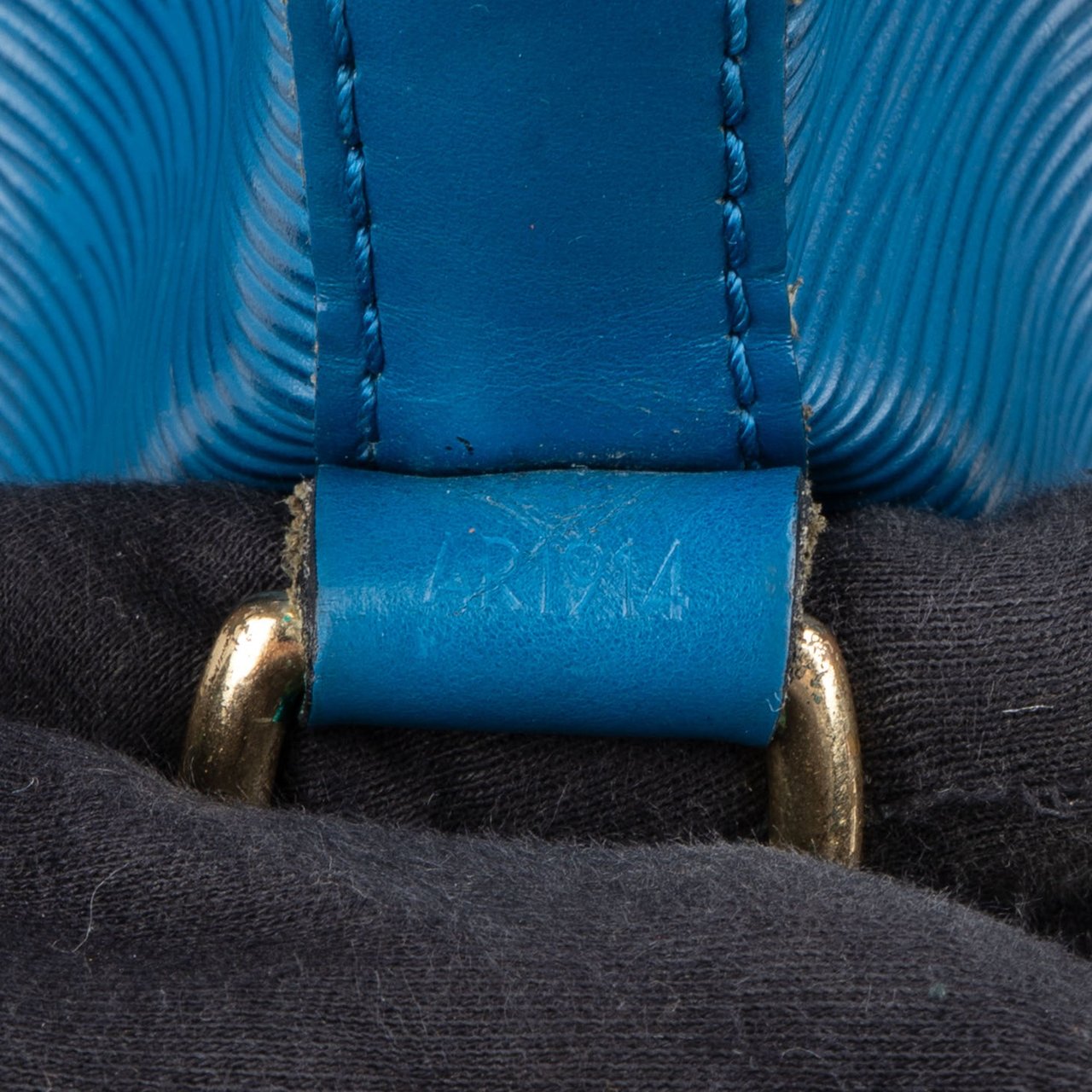 Louis Vuitton Louis Vuitton Bleu Epi Leather Sac Noe Petit Shoulder Bag Blauw