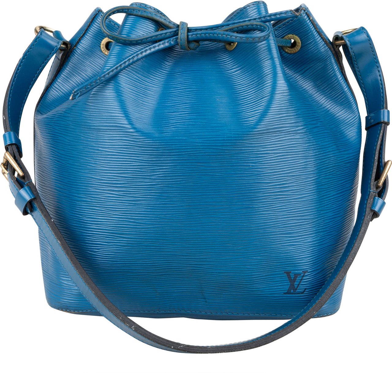 Louis Vuitton Louis Vuitton Bleu Epi Leather Sac Noe Petit Shoulder Bag Blauw