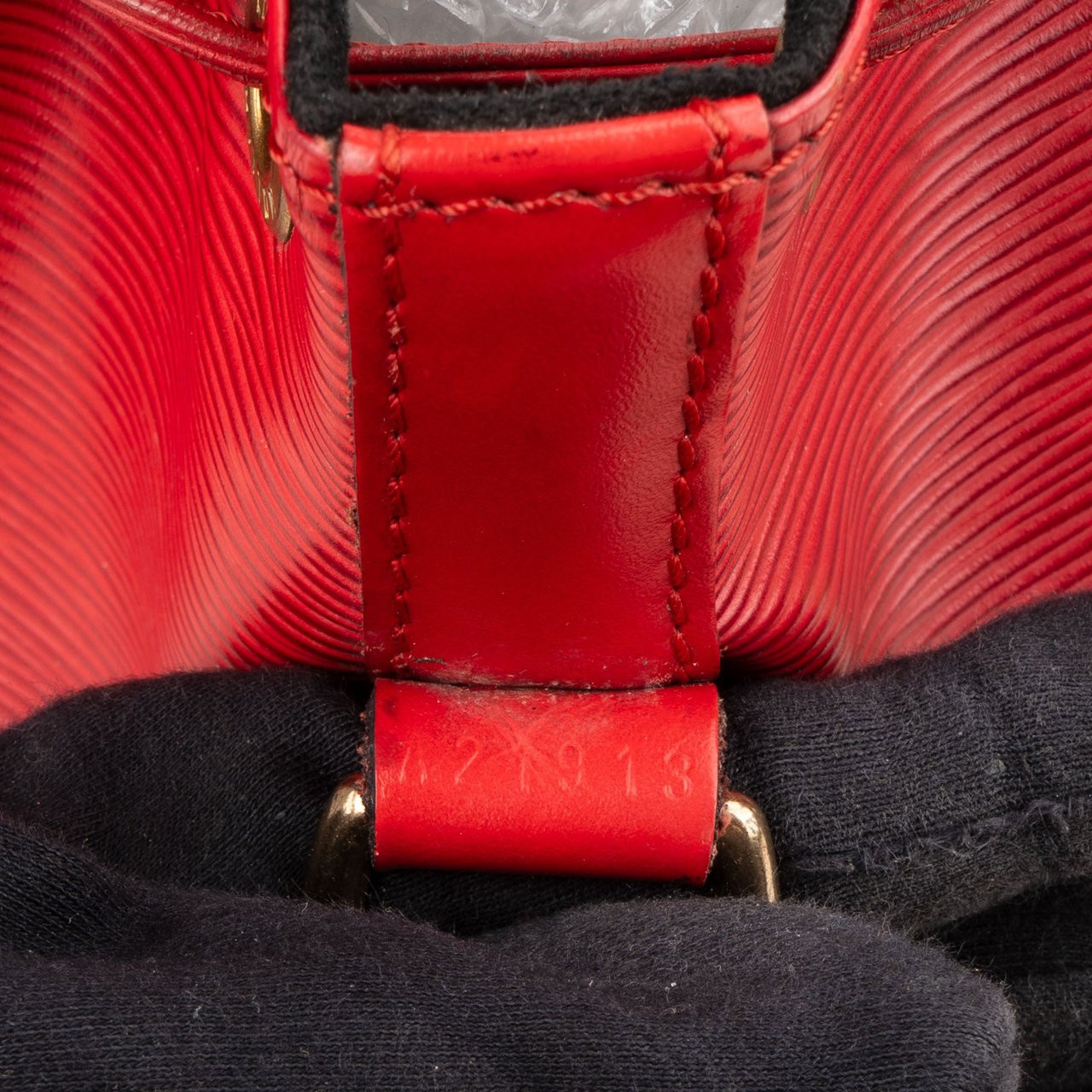 Louis Vuitton Louis Vuitton Rouge Epi Leather Sac Noe Petit Shoulder Bag Rood