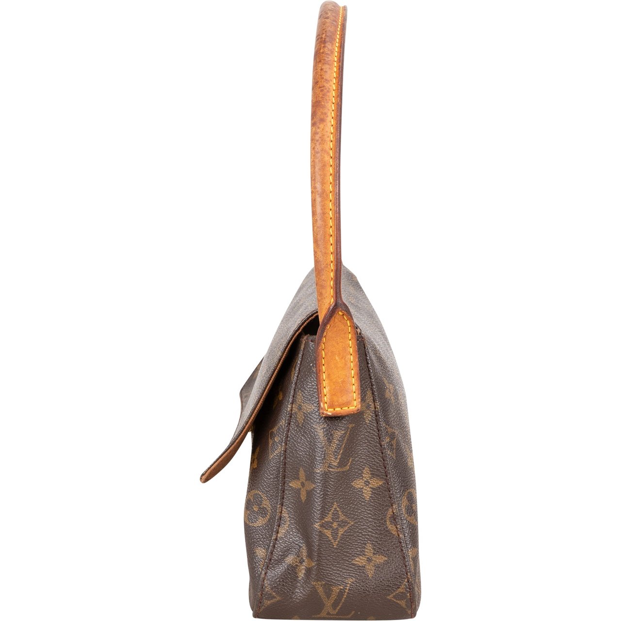 Louis Vuitton Louis Vuitton Canvas Monogram Looping PM Shoulder Bag Bruin