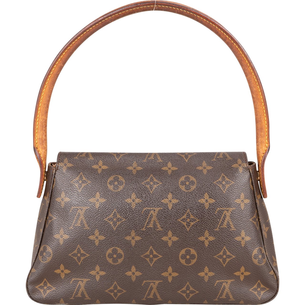 Louis Vuitton Louis Vuitton Canvas Monogram Looping PM Shoulder Bag Bruin