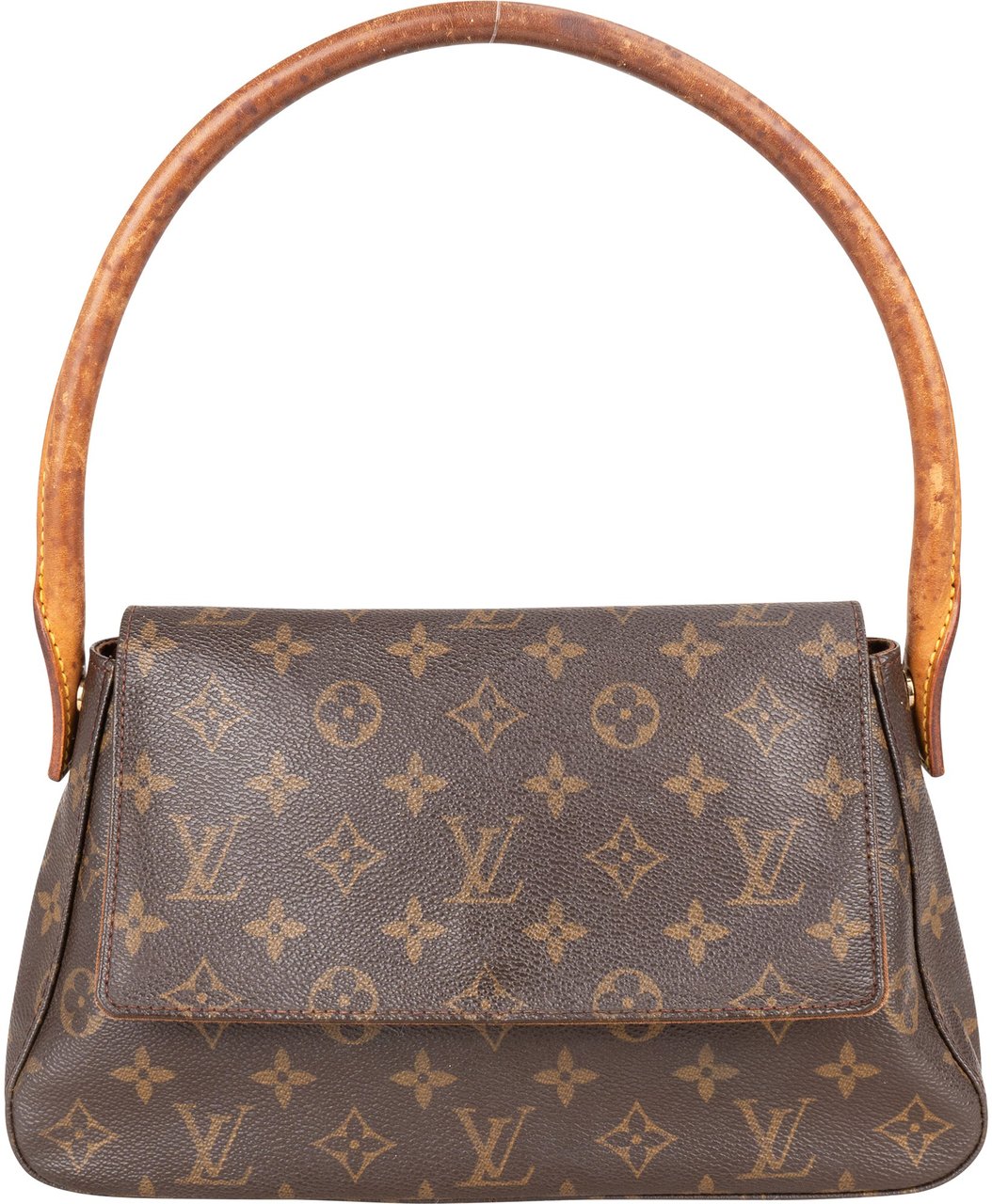 Louis Vuitton Louis Vuitton Canvas Monogram Looping PM Shoulder Bag Bruin
