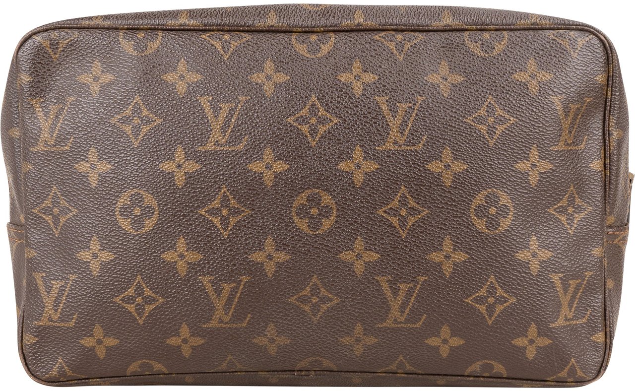 Louis Vuitton Louis Vuitton Canvas Monogram Trousse Toilette 28 Clutch Bruin