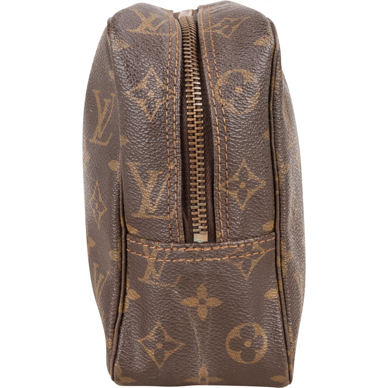 Louis Vuitton Louis Vuitton Canvas Monogram Trousse Toilette 28 Clutch Bruin