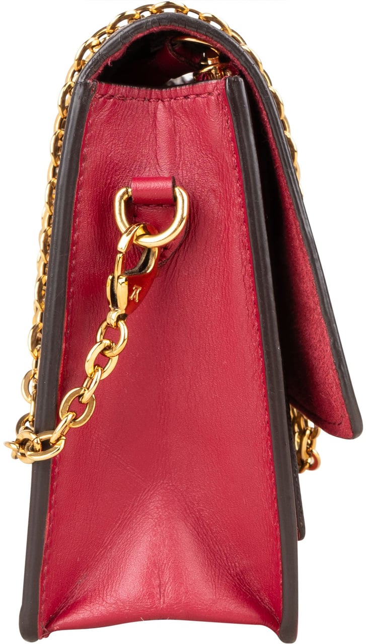 Louis Vuitton Louis Vuitton Canvas Monogram Flore Chain Crossbody Bag Bruin