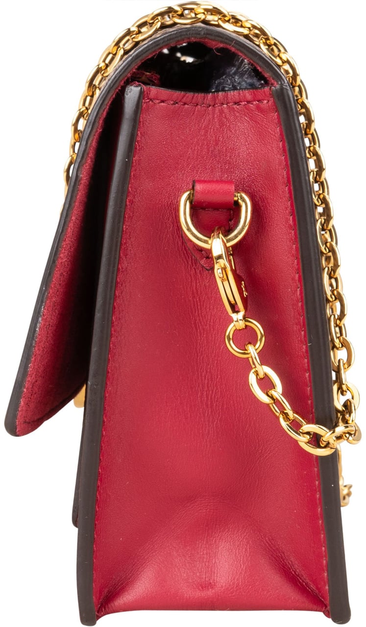 Louis Vuitton Louis Vuitton Canvas Monogram Flore Chain Crossbody Bag Bruin