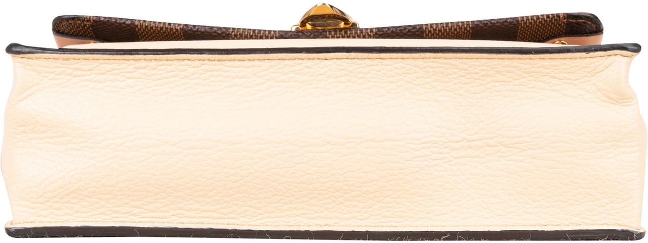 Louis Vuitton Damier Ebene Monogram Vavin Chain Crossbody Bag Bruin