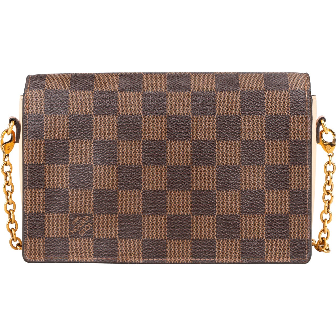Louis Vuitton Louis Vuitton Damier Ebene Monogram Vavin Chain Crossbody Bag Bruin