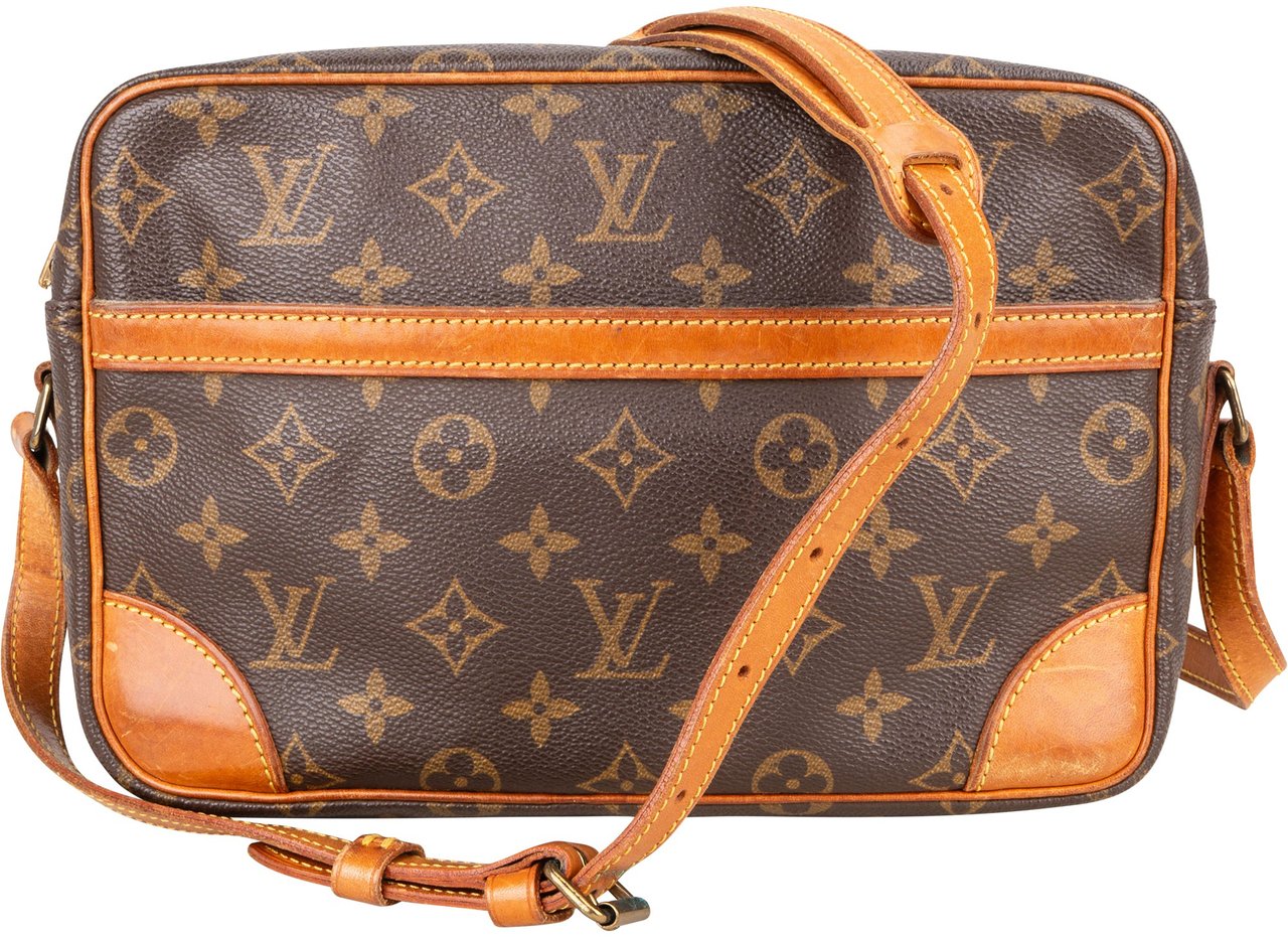 Louis Vuitton Louis Vuitton Canvas Monogram Trocadero 27 Crossbody Bag Bruin