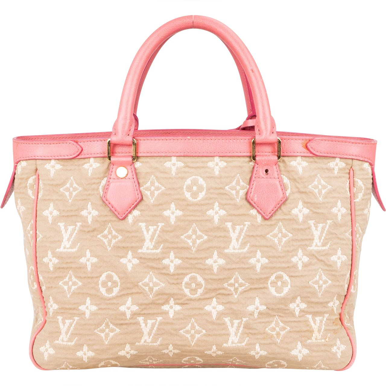 Louis Vuitton Louis Vuitton Denim Monogram Sabbia Handbag Roze