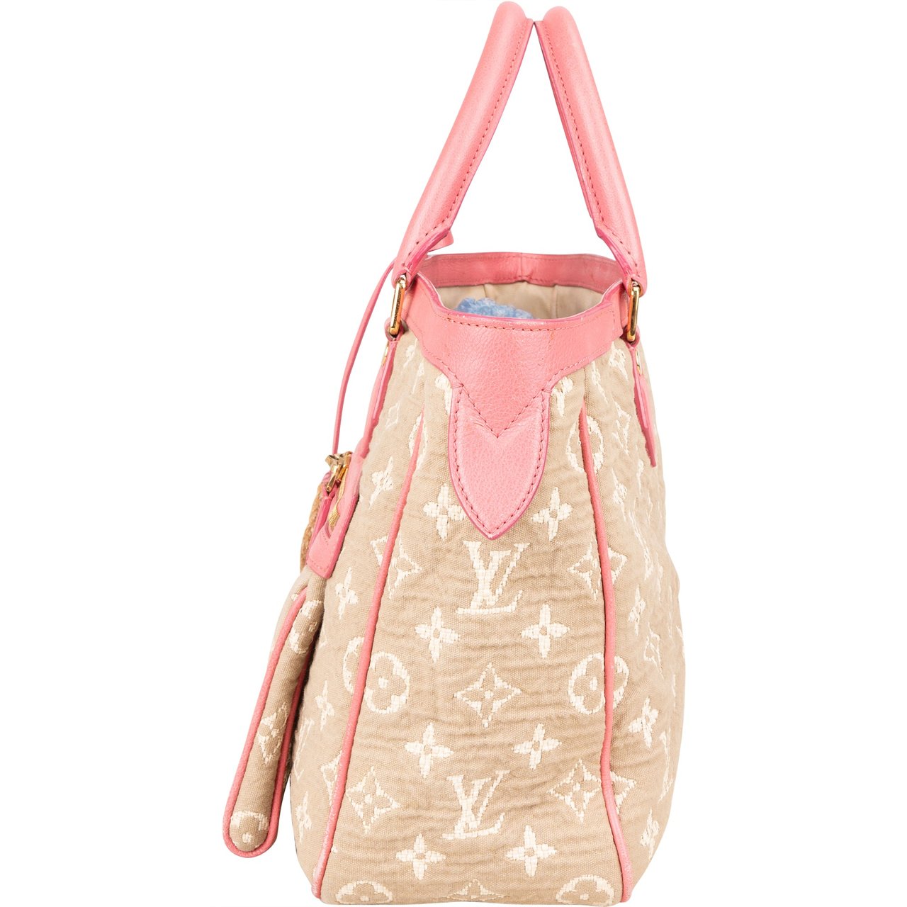 Louis Vuitton Louis Vuitton Denim Monogram Sabbia Handbag Roze