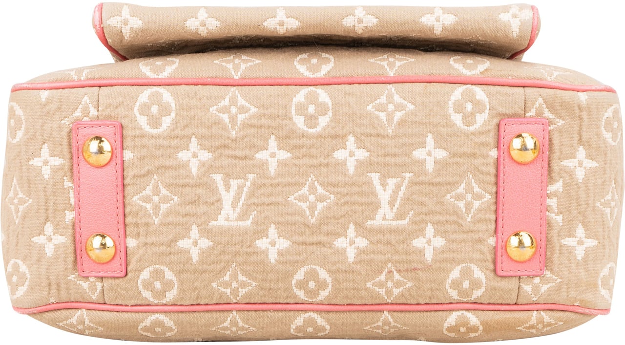 Louis Vuitton Denim Monogram Sabbia Handbag Roze