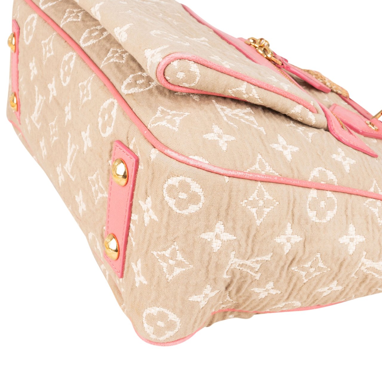 Louis Vuitton Louis Vuitton Denim Monogram Sabbia Handbag Roze