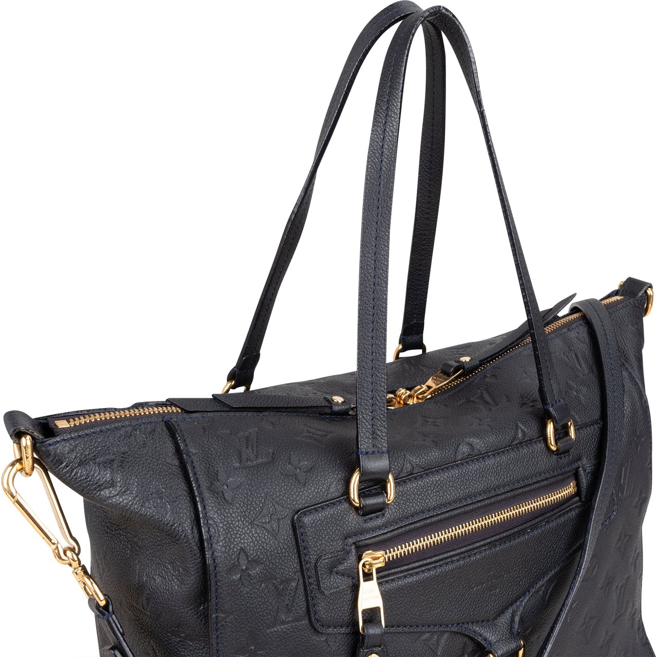 Louis Vuitton Louis Vuitton Leather Empreinte Monogram Lumineause PM Handbag Blauw