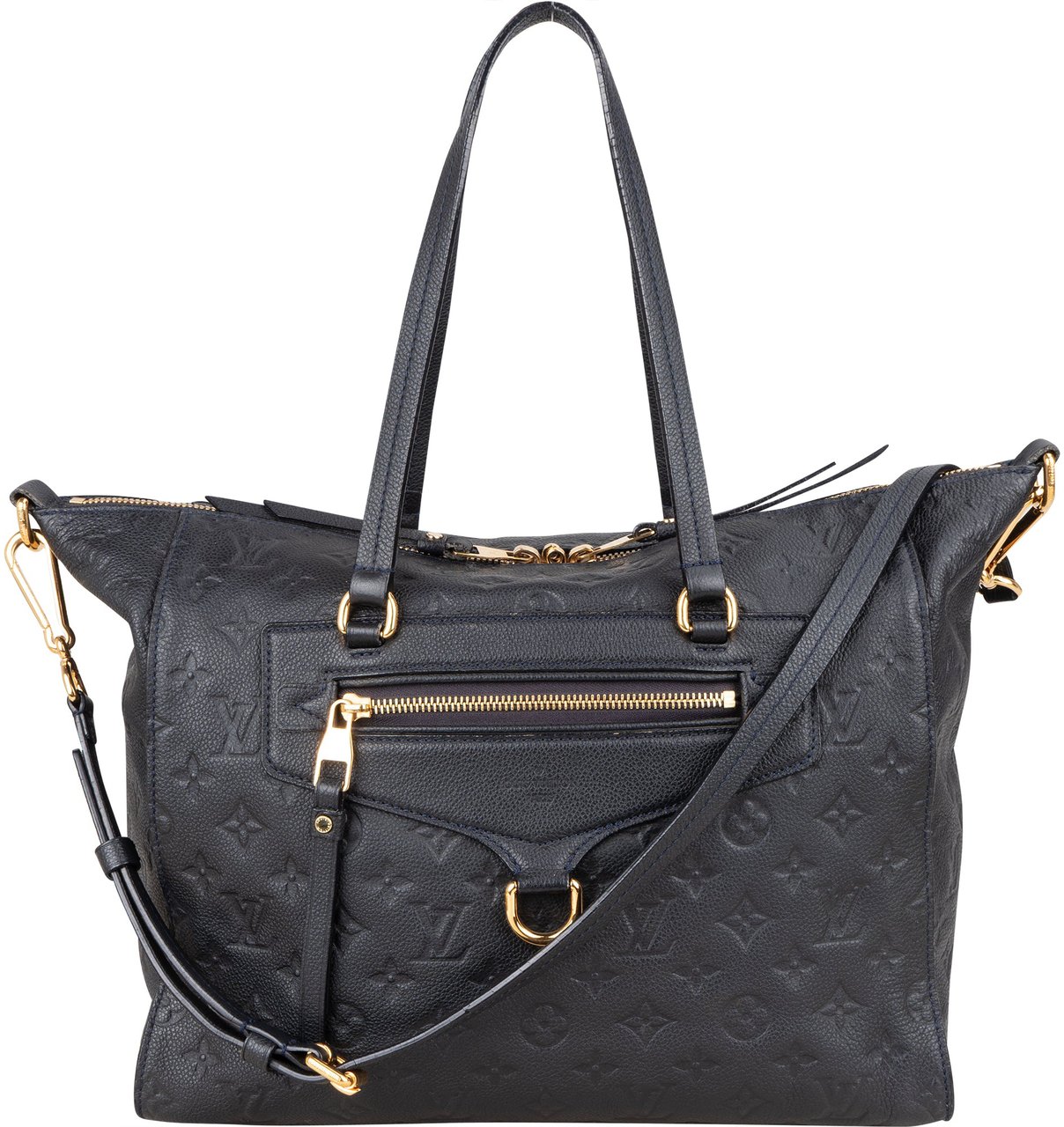 Louis Vuitton Louis Vuitton Leather Empreinte Monogram Lumineause PM Handbag Blauw