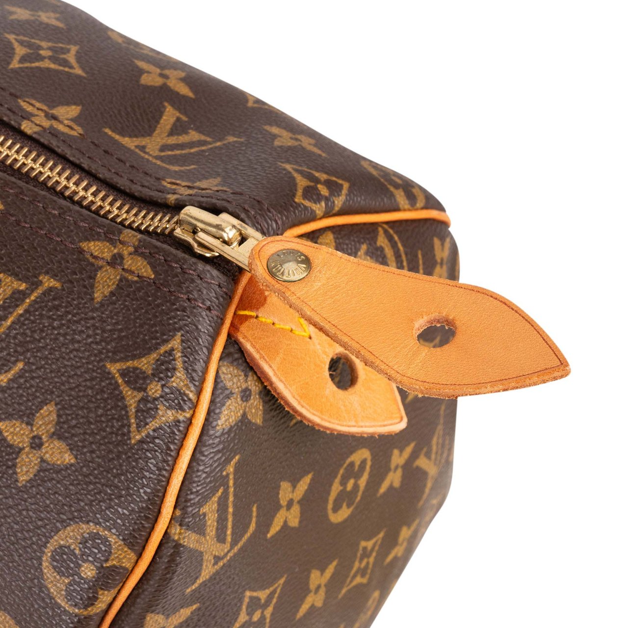Louis Vuitton Louis Vuitton Canvas Monogram Speedy 40 Handbag Bruin