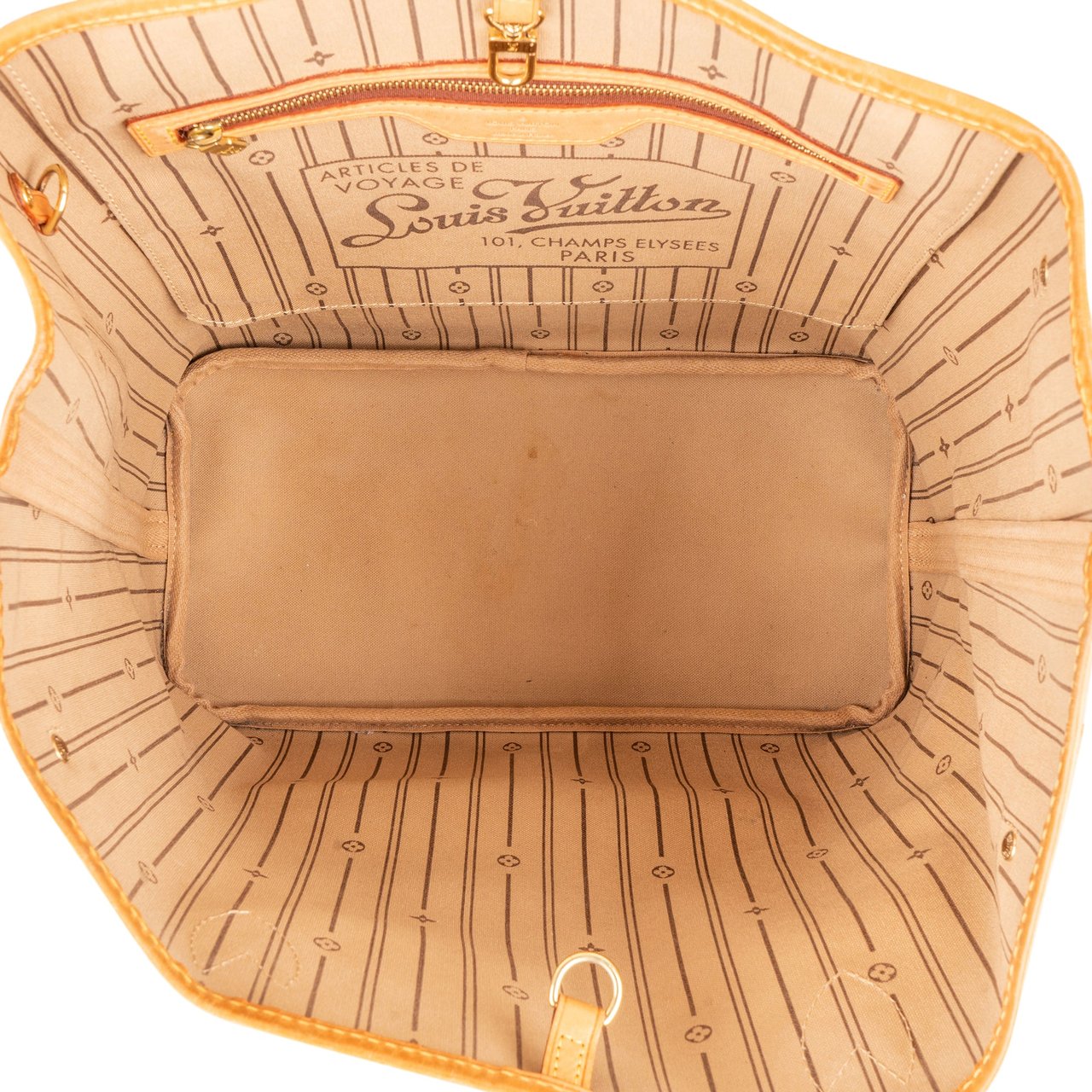 Louis Vuitton Louis Vuitton Canvas Monogram Neverfull MM Shopper Handbag Bruin