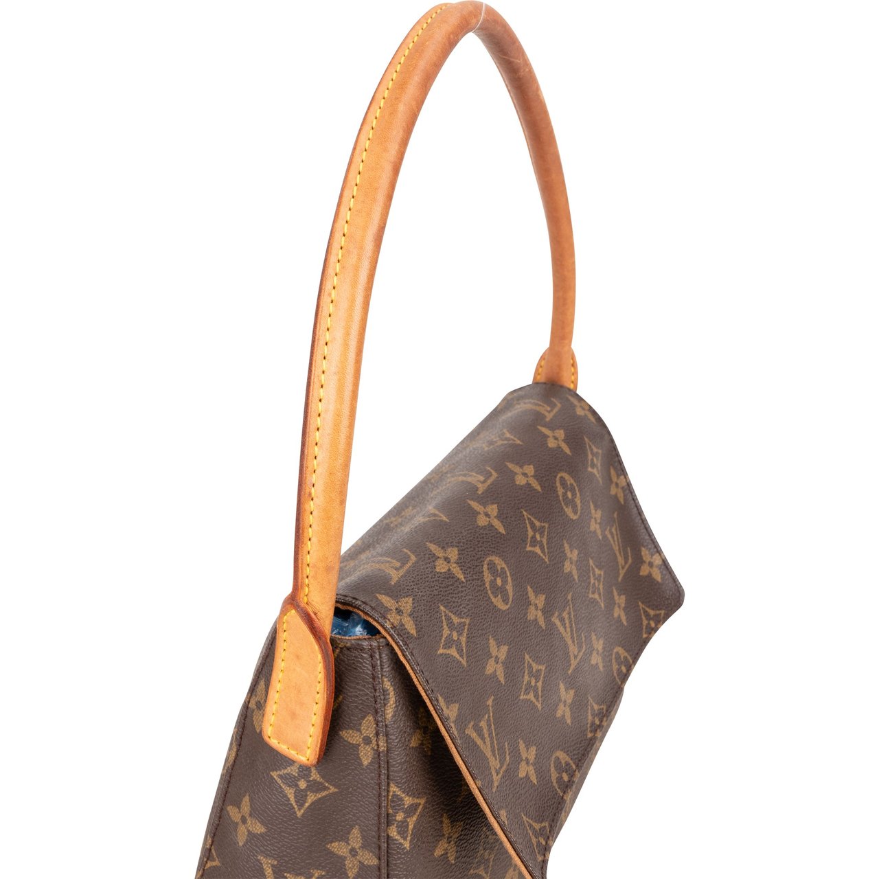 Louis Vuitton Louis Vuitton Canvas Monogram Looping PM Shoulder Bag Bruin