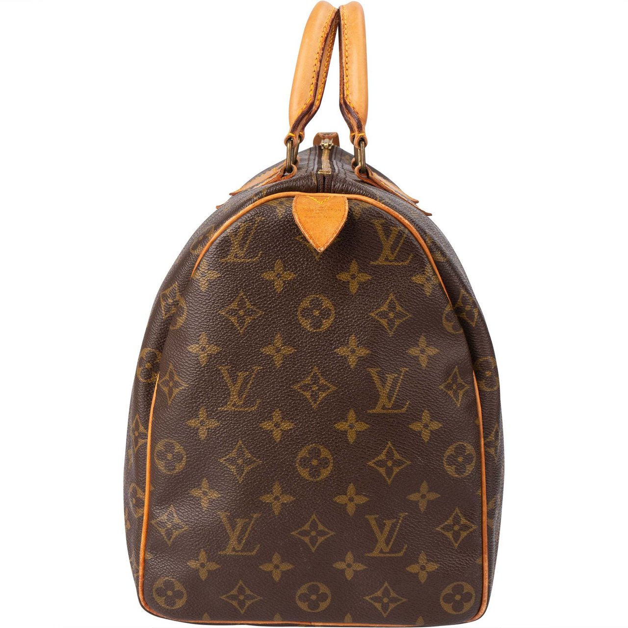 Louis Vuitton Louis Vuitton Canvas Monogram Speedy 40 Handbag Bruin