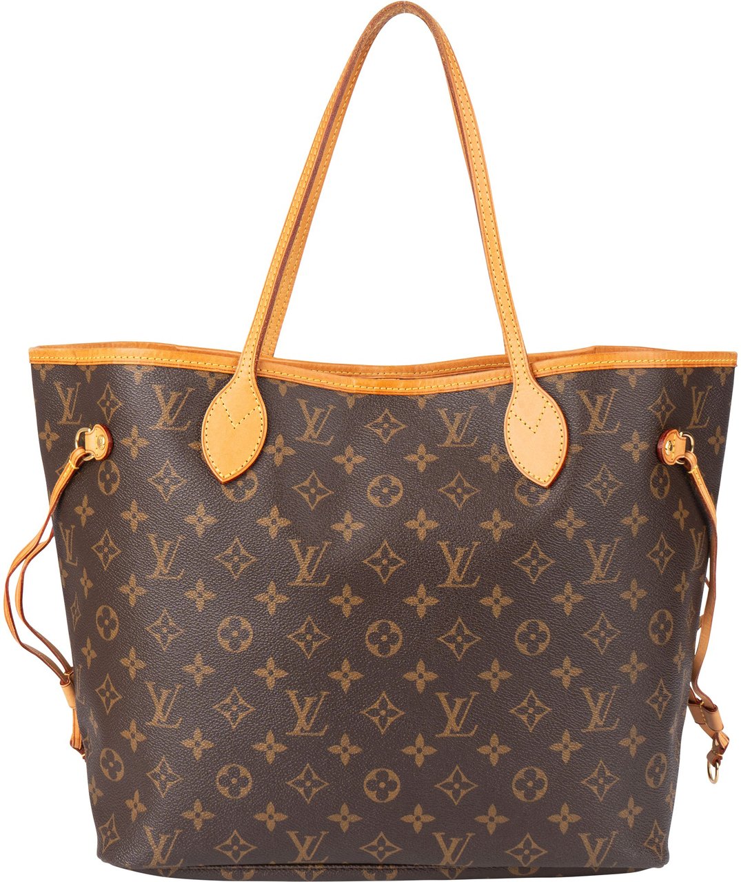 Louis Vuitton Louis Vuitton Canvas Monogram Neverfull MM Shopper Handbag Bruin