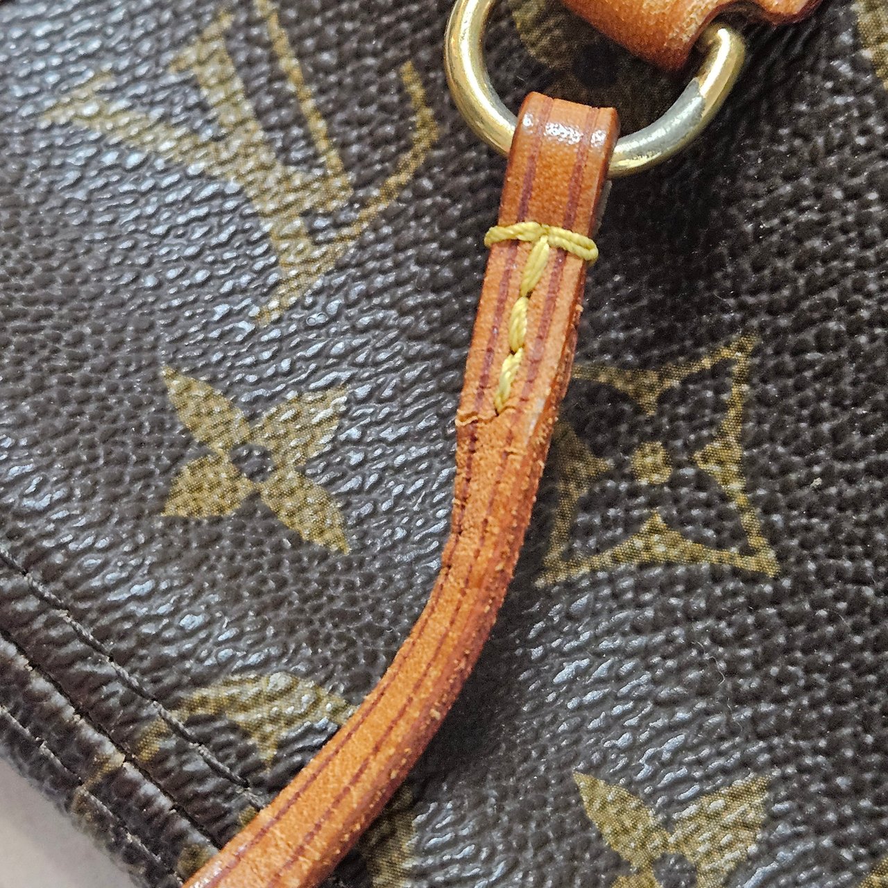 Louis Vuitton Louis Vuitton Canvas Monogram Neverfull MM Shopper Handbag Bruin