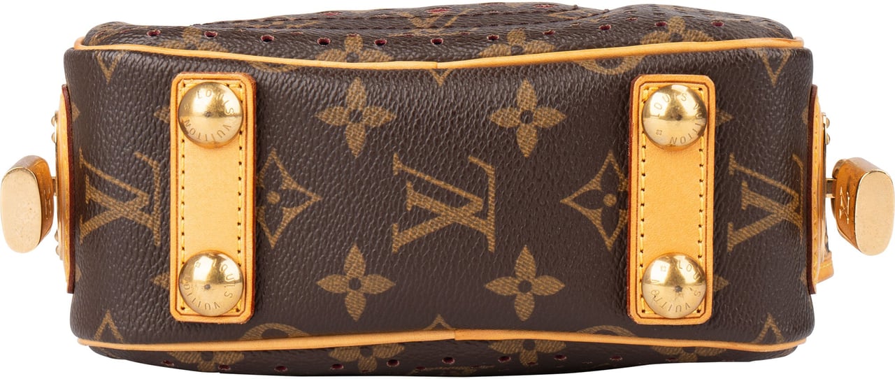 Louis Vuitton Perforated Monogram Trocadero Shoulder Bag Bruin