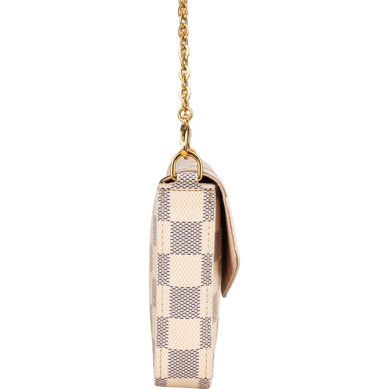 Louis Vuitton Louis Vuitton Damier Azur Monogram Felicie Crossbody Bag Wit