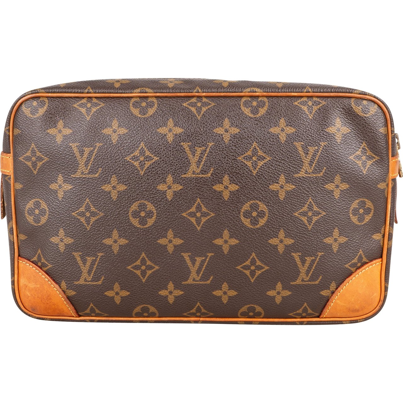 Louis Vuitton Louis Vuitton Canvas Monogram Compiegne 28 Clutch Bruin