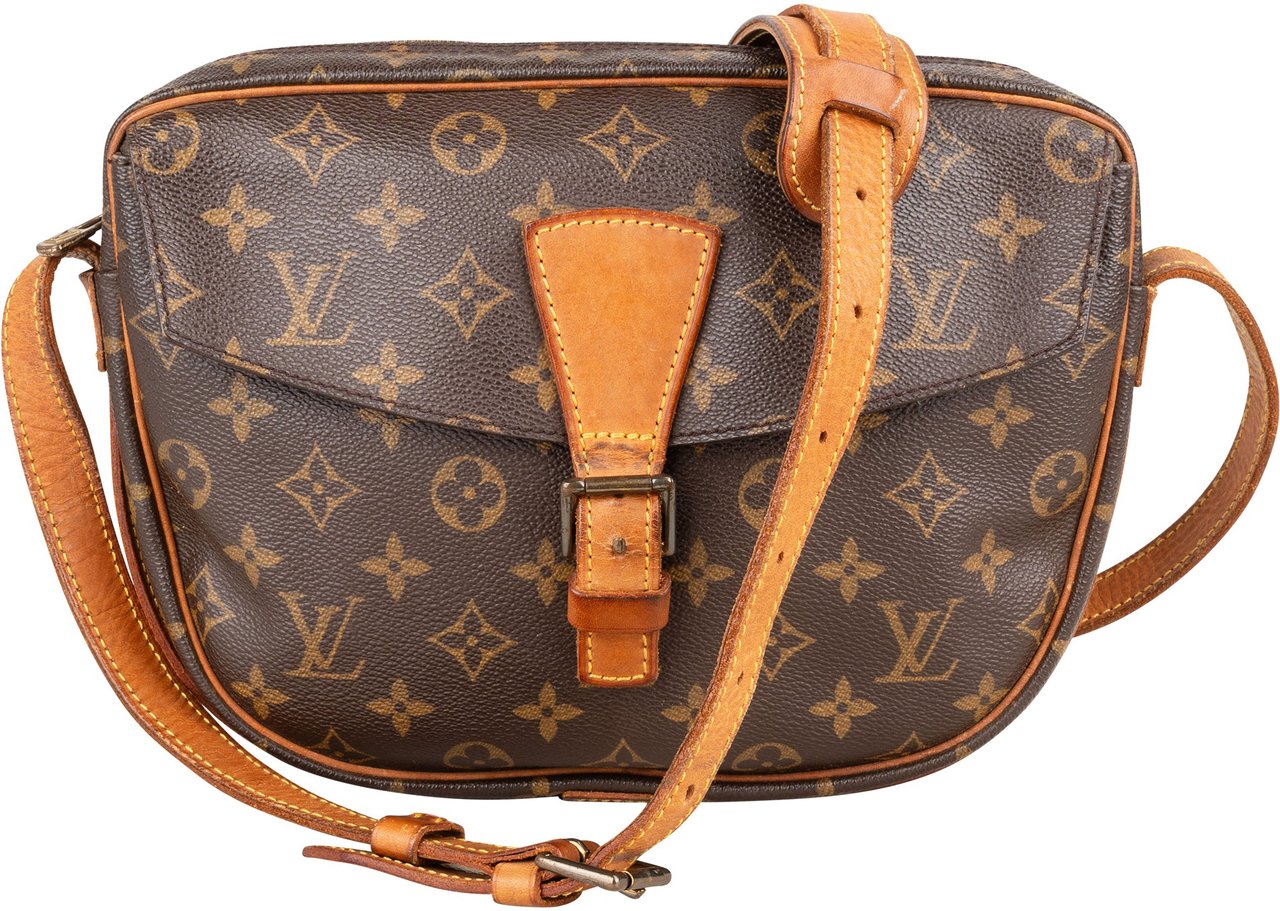 Louis Vuitton Louis Vuitton Canvas Monogram Jeune Fille GM Crossbody Bag Bruin