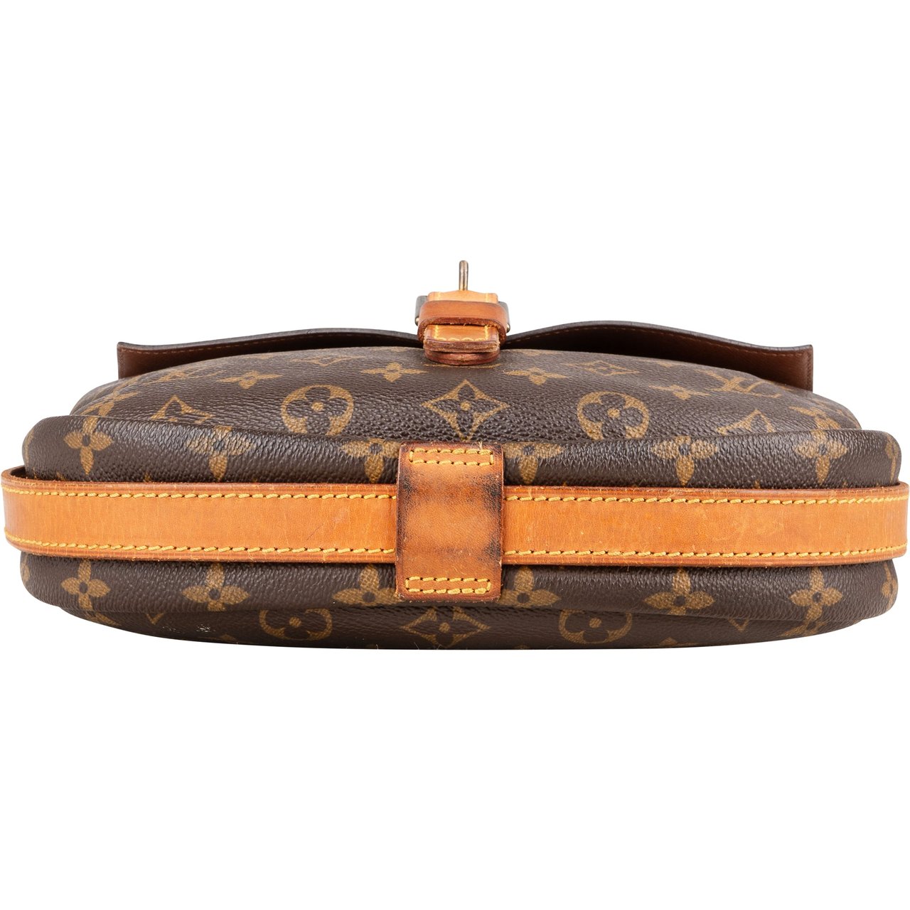 Louis Vuitton Louis Vuitton Canvas Monogram Jeune Fille GM Crossbody Bag Bruin