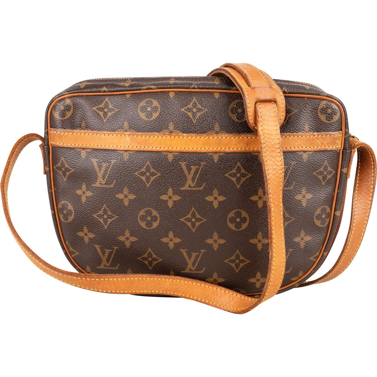 Louis Vuitton Louis Vuitton Canvas Monogram Jeune Fille GM Crossbody Bag Bruin