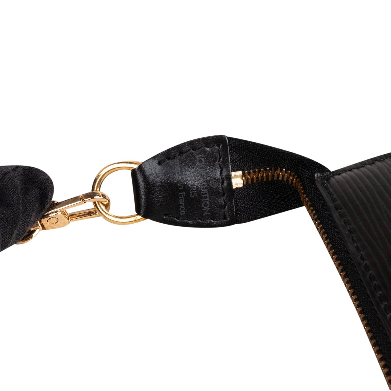 Louis Vuitton Louis Vuitton Noir Epi Leather Pochette Accessoire Shoulder Bag Zwart