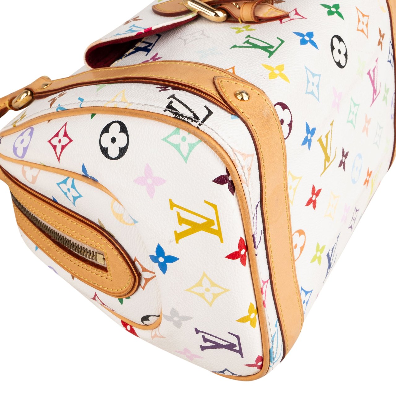 Louis Vuitton Louis Vuitton Monogram Multicolor Murakami Priscilla Handbag Wit