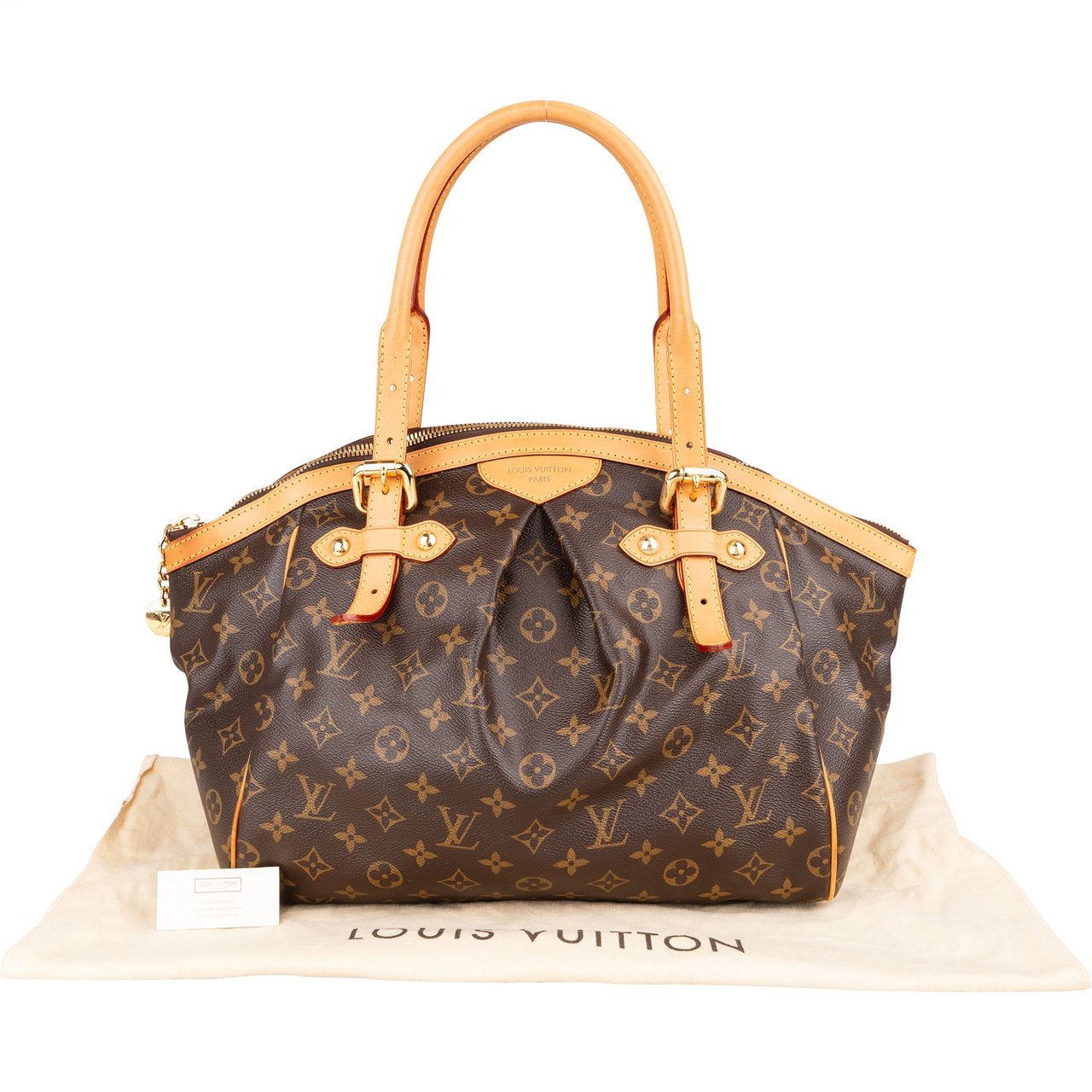 Louis Vuitton Louis Vuitton Canvas Monogram Tivoli GM Shoulder Bag Bruin