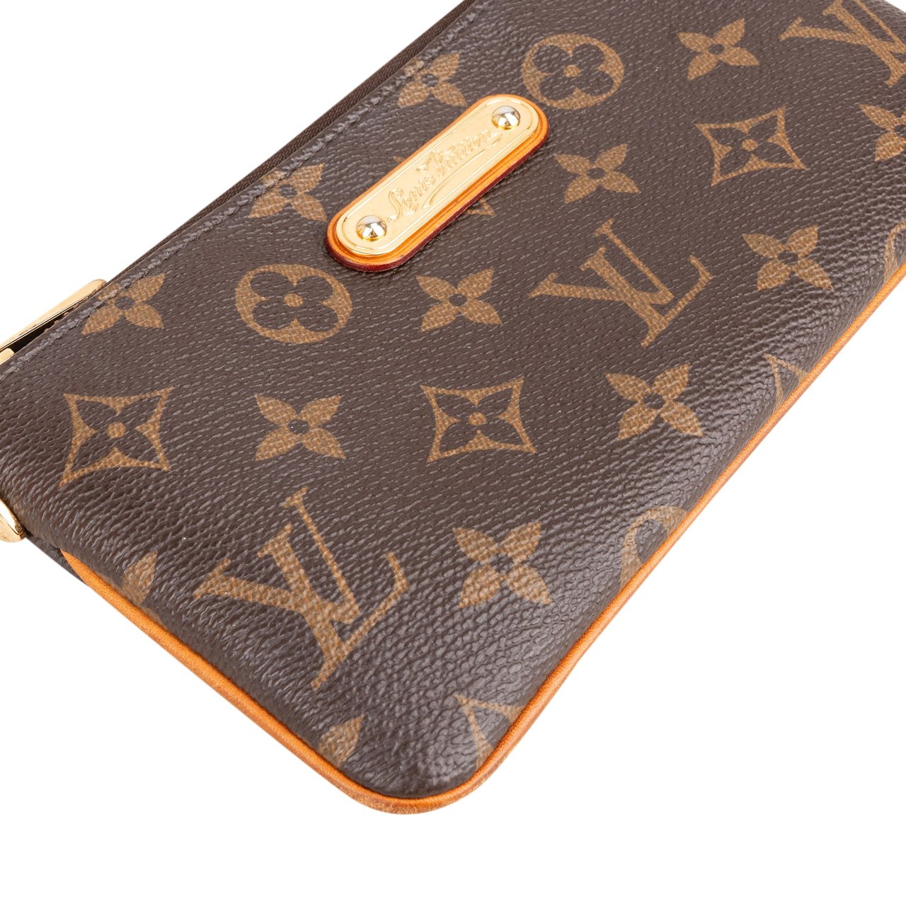 Louis Vuitton Louis Vuitton Canvas Monogram Pochette Milla MM Shoulder Bag Bruin