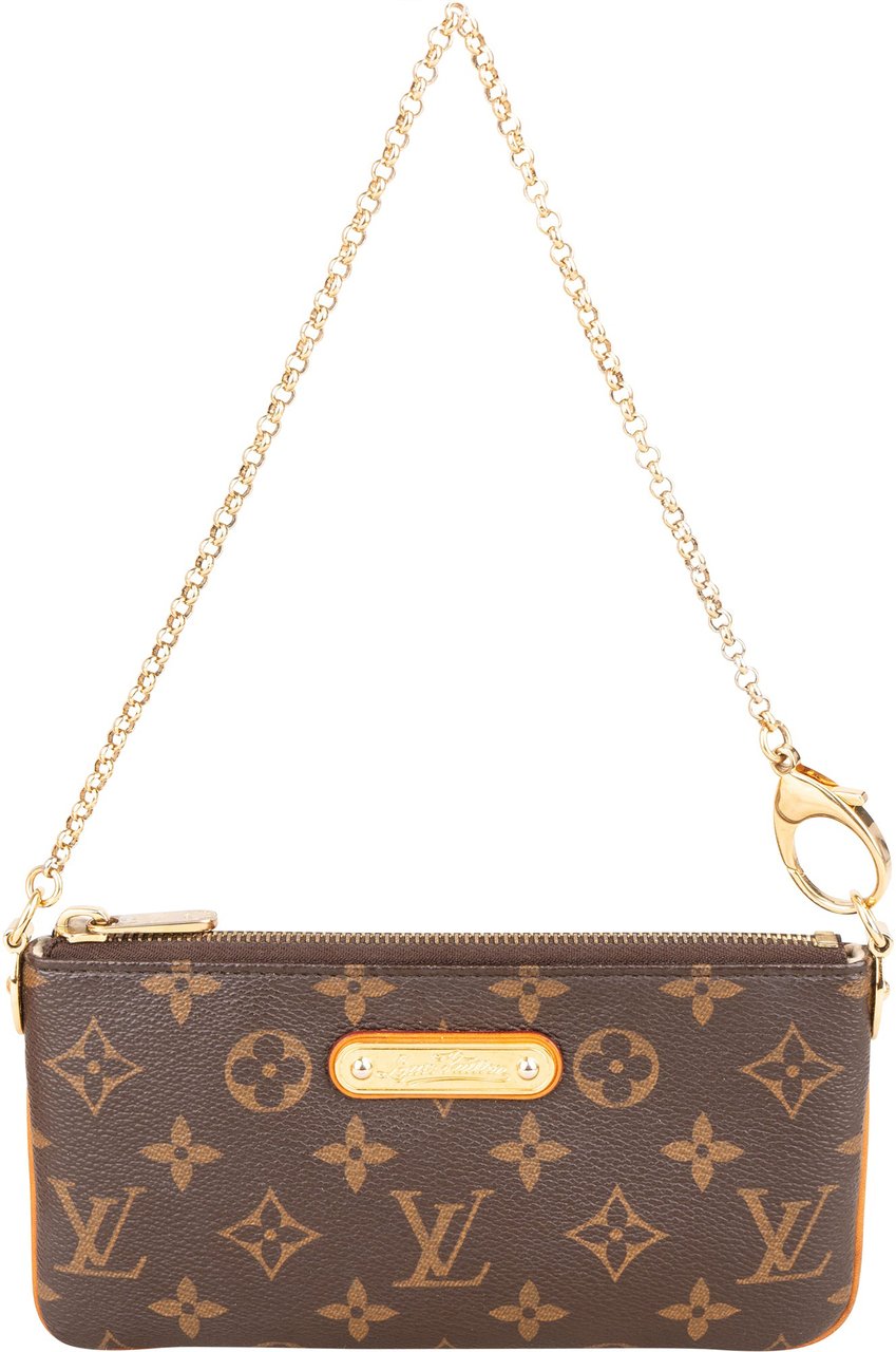 Louis Vuitton Louis Vuitton Canvas Monogram Pochette Milla MM Shoulder Bag Bruin