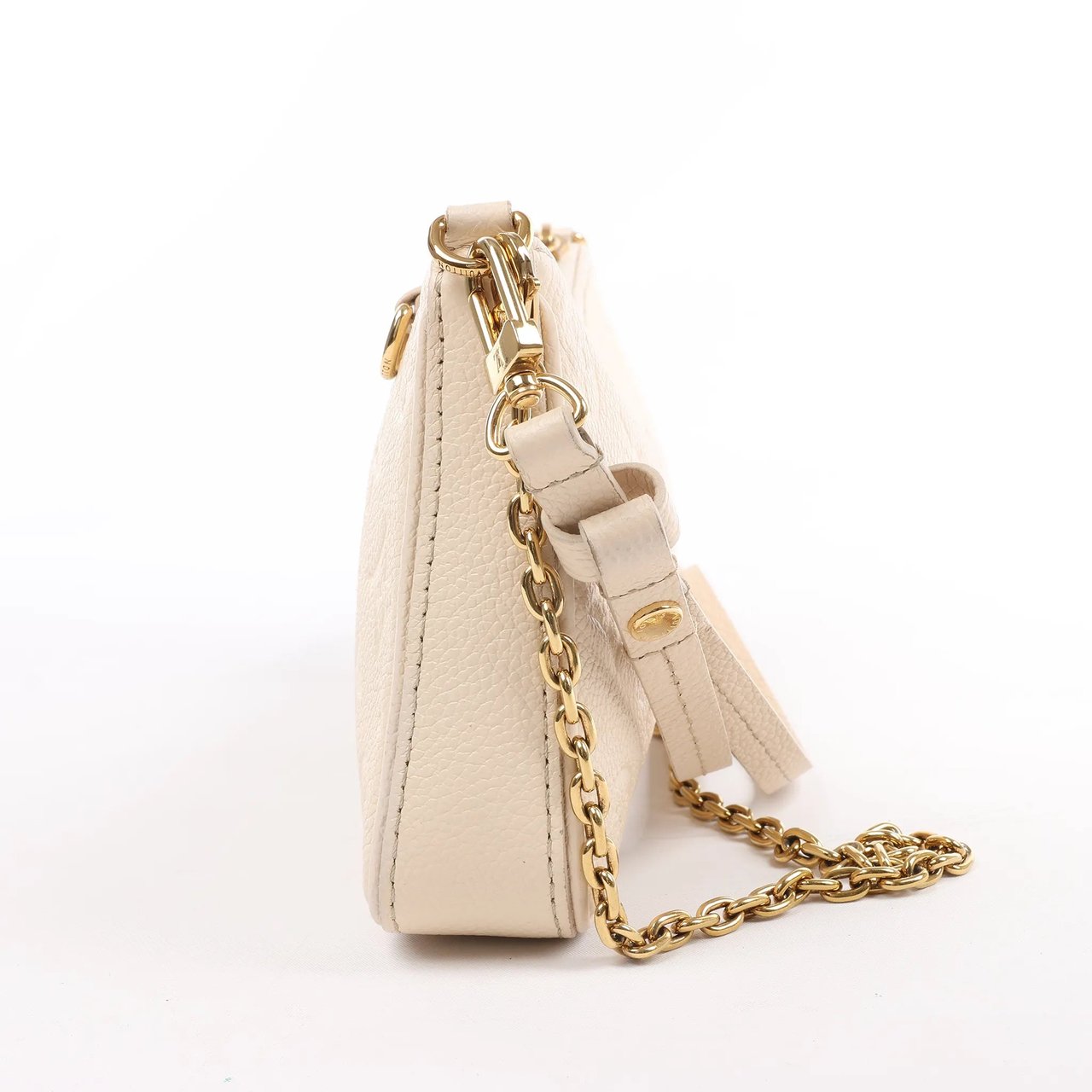 Louis Vuitton Louis Vuitton Monogram Empreinte Easy Pouch Handbag in Beige M81066 Beige