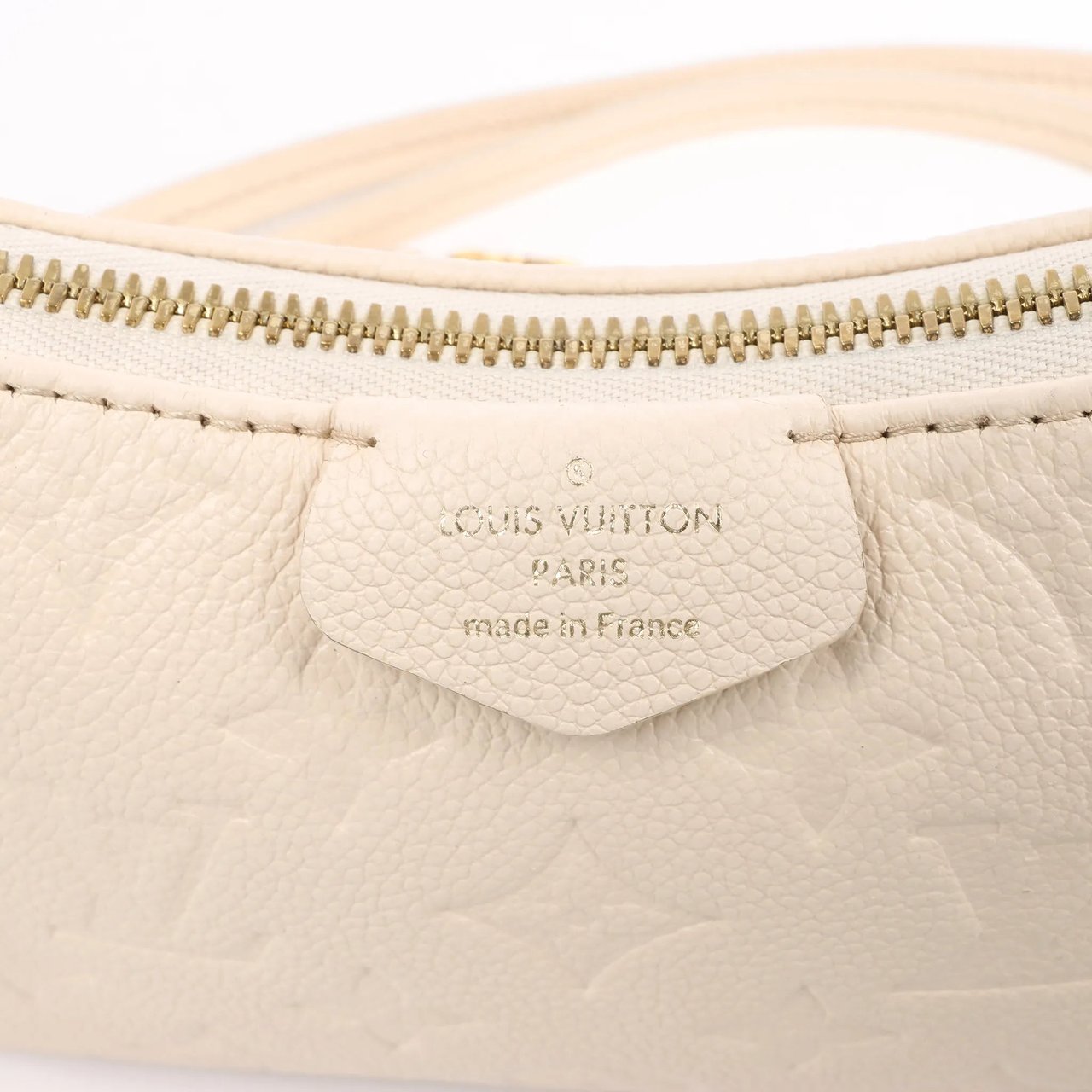 Louis Vuitton Louis Vuitton Monogram Empreinte Easy Pouch Handbag in Beige M81066 Beige