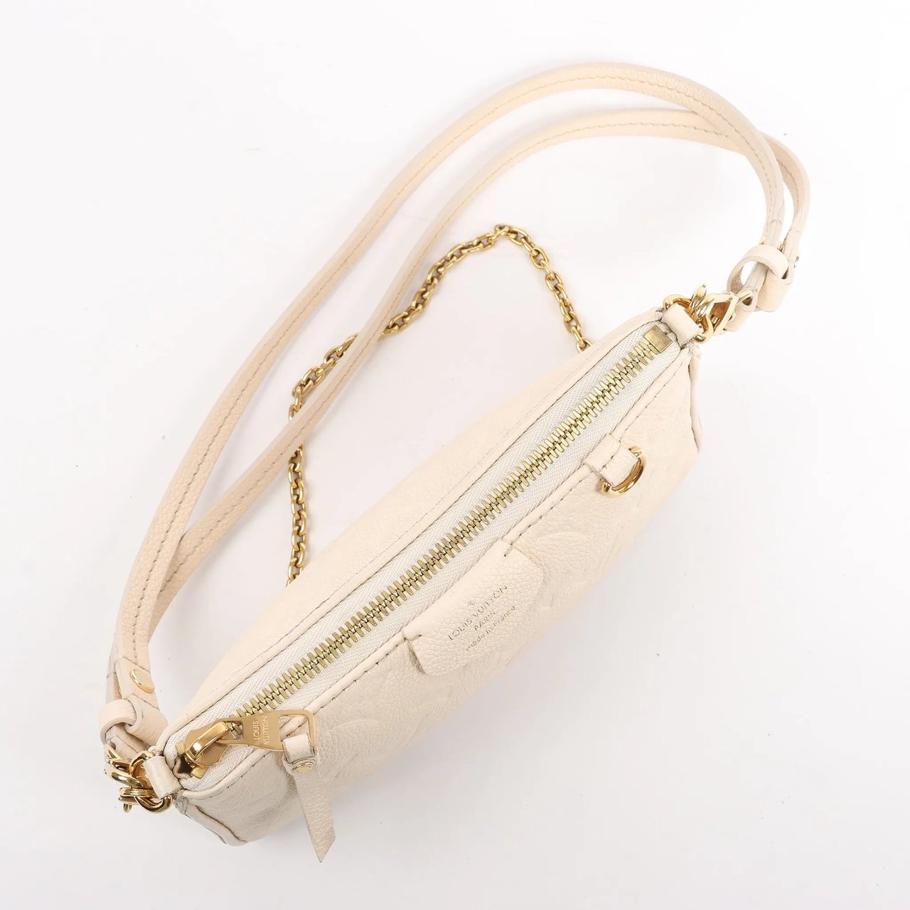 Louis Vuitton Louis Vuitton Monogram Empreinte Easy Pouch Handbag in Beige M81066 Beige